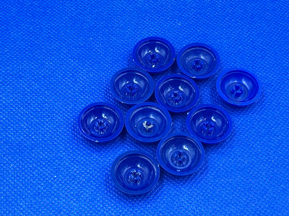 Subbuteo kit 10 basi blu lw originali prive di inner