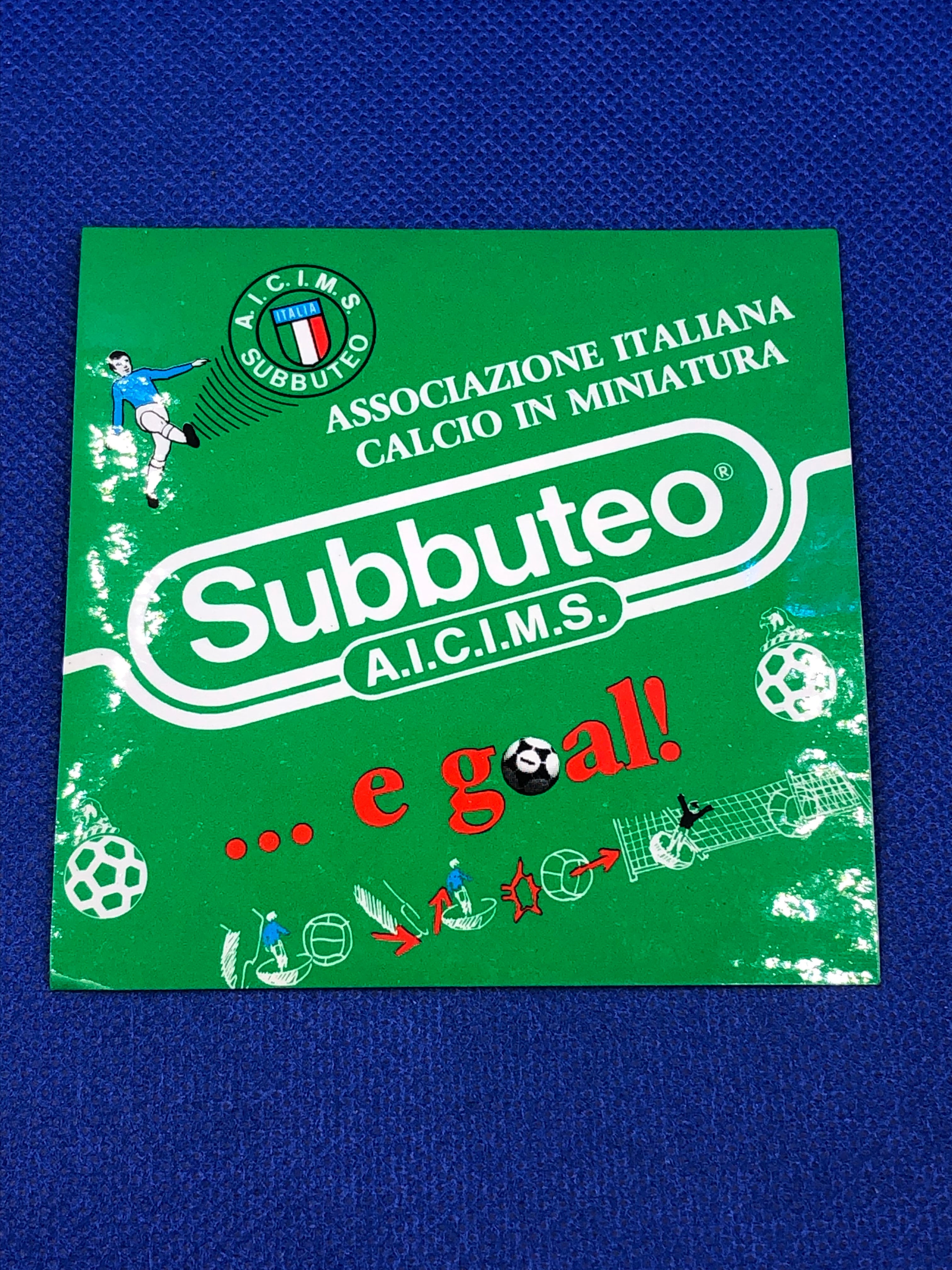 Subbuteo adesivo Associazione Italiana Calcio in Miniatura