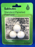 Subbuteo blister 3 Palloni Standard F 2 Panelled C144 Bianchi