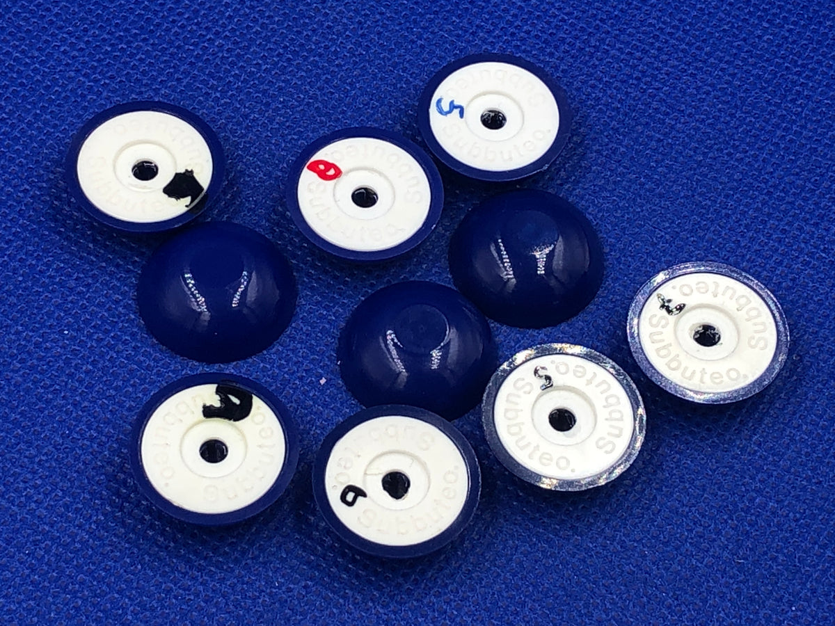 Subbuteo kit 10 basi lw originali da ripulire - Blu/Bianco
