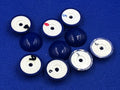 Subbuteo kit 10 basi lw originali da ripulire - Nero/Bianco