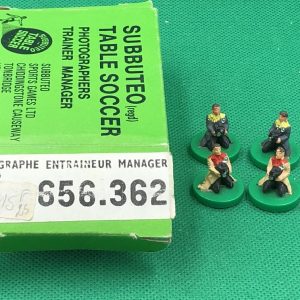 Subbuteo set 'Photographers and Trainer Manager' C104 Delacoste - A