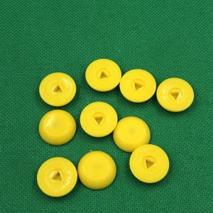 Subbuteo kit 10 basi originali Hasbro Semipiatte Gialle