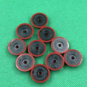 Subbuteo kit 10 basi lw originali Rosso/Nero